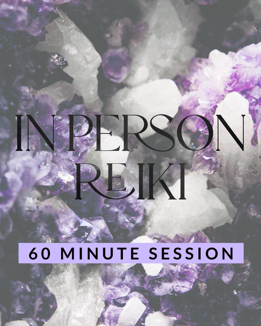 In person Reiki Holy Fire - 60 minute session + Free 15 minute Intuitive Guidance and Goal Setting